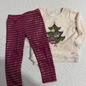 🛍️BOGO🛍️Matching Festive Sweater and Leggings Outfit